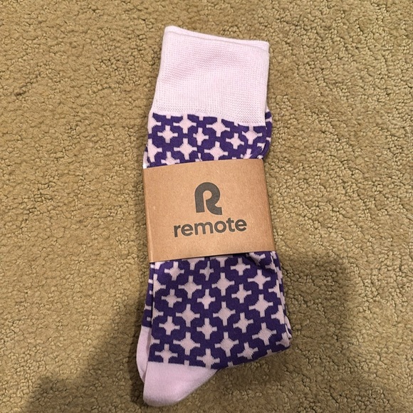 Purple Multi Patterned Socks - Picture 3 of 3
